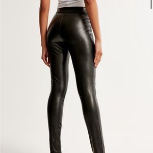 Abercrombie and Fitch Vegan Leather Legging, size M